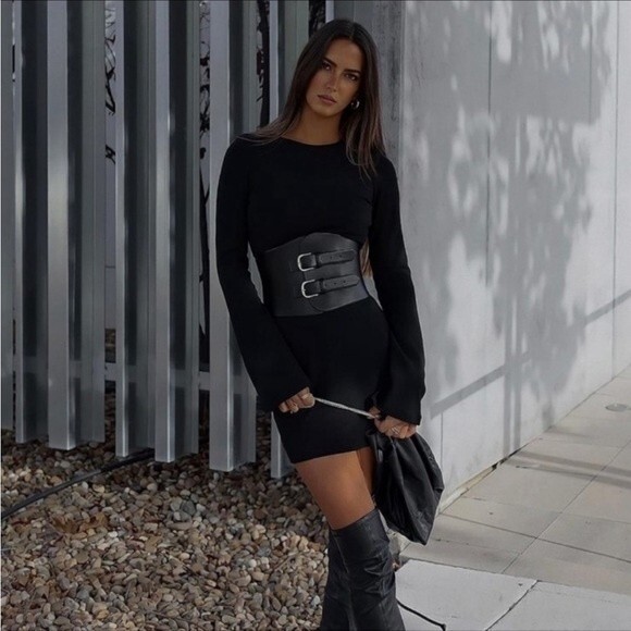 ZARA LEATHER SASH BELT - Picture 6 of 12